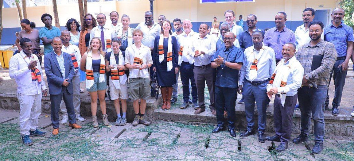 Minister Crucke visits Arba Minch University