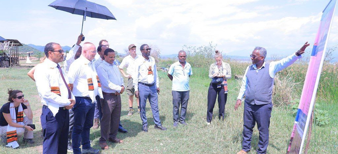 Minister Crucke visits Arba Minch University