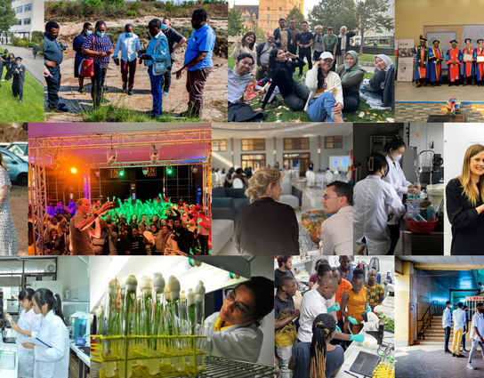 A collage of images from the VLIRUOS community